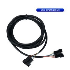 전동킥보드 킥보드부품 엄지 스로틀 LCD 화면 36V 48V 미터 디스플레이 USB 충전, 1)6 pin line, 1개