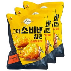 고메 치킨 소바바 순살치킨 소이허니 375G, 3개