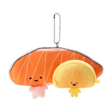  일본 키리미짱 kirimichan 굿즈 산리오 키링 메지루시 연어 브로치 가챠 피규어 인형 뽀글이 머리핀 