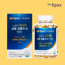 EPAX 노르딕 RTG 슈퍼 오메가3 1000 1 202mg x 180캡슐