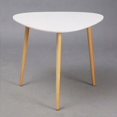 일룸 사이드테이블 창조적 인 차 테이블 작은 아파트 커피 테이블 현대적인 측면 쇼파 사이드 테이블, B화이트(직경60CM*높이53CM)