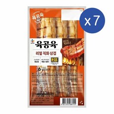 CJ 육공육 리얼직화 삼겹, 7개, 225g
