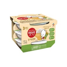 햇반 유기농쌀밥, 130g, 18개
