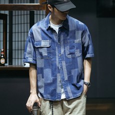 솔로지옥3 이관희 데님셔츠 청남방 1회 워싱 스타일 패션