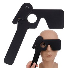 1PC Black Occluder Multi 17 핀 구멍 손 Occluder 검안 눈가리개 도구 도구 수면 건강 관리, 보여진 바와 같이, 하나