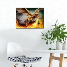 용 40X50 캔버스형 액자형 보석십자수 폭발 동물 전체 거실 장식 수제 스티커 스티커