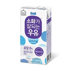 매일우유 소화가잘되는우유 오리지널 190ml 18개 보아스제과 & 매일유업