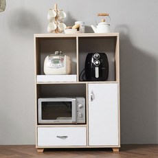 원룸 자취방 렌지대 밥솥장 전자렌지수납장 렌지다이, 화이트