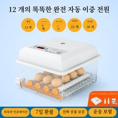 병아리부화기 미니 부화기 가정용 유정란 만들기 자동 사육장 스마트 Jiayu 완전, 06 조절 가능한 이중 전기 완전, 1개