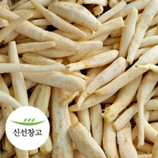 향긋 쫄깃한 횡성 고랭지 더덕 깐더덕 생더덕 손질더덕 선물용 흙더덕, 1kg(손질더덕), 1개