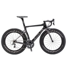 SAVA 탄소 섬유 도로 팬텀 3.0 림 55MM 도로 22 속도 경주 용 전체 자전거, 50cm, 88MM 블랙