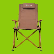 캠민 각도조절 캠핑 폴딩 경량 접이식 감성 롱 릴렉스 우드 체어 의자 휴대용, 브라운(의자+베개)