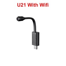 2022 New 녹음기 층간소음 노래 볼펜 소형 HD 미니 USB 카메라 실시간 감시 와이파이 DV IP 카메라 AI 인간 감지 루프 녹화 원격보기 비디오 오디오 레코더, U21, 캠 추가 8GB 카드, 1개