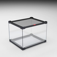 유리 테라리움 해먹 적재형 항아리 정원만들기 우림 아크릴 어항 동물 보온통, 1개
