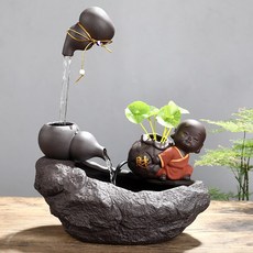 A-ROBOT 사무실 거실 인테리어 실내 분수 공예품, B타입