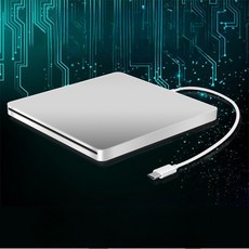 cd리더기 CDRW 롬 c타입 노트북 외장 광학 드라이브 CD/DVD 버너 USB, 기본, 1개