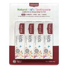 레드씰 키즈 치약 75g x 4개