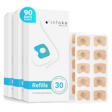 intake breathing starter kit 비강확장 코골이마개 90개 리필 탭