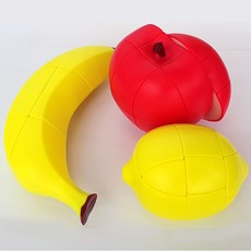 IQPLUS 과일큐브 큐브, 3종큐브세트(레몬+바나나+애플)