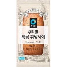 [얌얌마켓] 청정원 우리밀황금휘낭시에 672g (아이스박스 포함), 28g, 24개