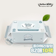 태웅물산 [하얀봄] NEW아기물티슈 좋아해 리필 82매 10팩, 선택완료, 단품없음