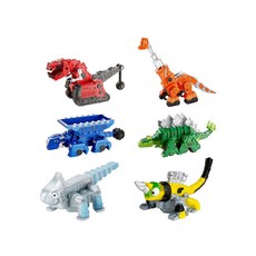 넥플릭스 다이노트럭스 6종세트 / Mattel Dinotrux Game of games and tricks with rhymes 6pc set DWX16