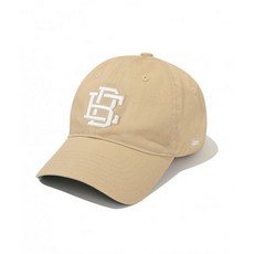 이벳필드 EB 팀로고 코튼 빈티지 볼캡 베이지