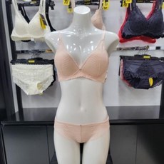  원더브라 피치 퍼펙트볼륨 노와이어 브라 햄팬티세트