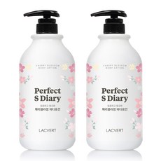 라끄베르 PERFECT S DIARY 체리블라썸 바디로션, 1L, 2개