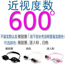 수경 여신 물안경 ~ 전기도금 방수 서리낌방지 도수있음 남녀 통용, C08-600도-P48