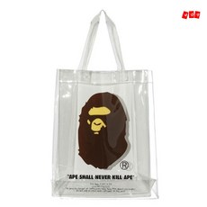 베이프 에코백 A BATHING APE CLEAR TOTE BAG M