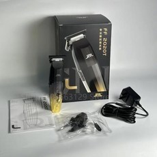 미용실바리깡 남자바리깡 JRL 남성용 전기 헤어 클리퍼 무선 이발 기계 커팅 도구용 이발기, 5) 2020T Gold - 미국 플러그