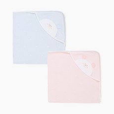 압소바 콩미 60수 속싸개 AZC10905, 핑크