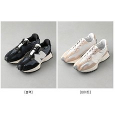 New Balance 뉴발327 화이트 버치 베이지 에나멜블랙 WS327SFA WS327SFC Balance Sneakers WS327