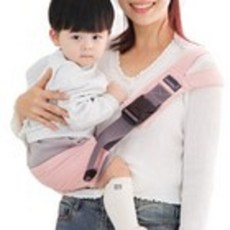 구스켓 안아요 아기 서포트백, 핑크