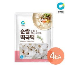 종가집 청정원 순쌀떡국떡 1kg x 4개