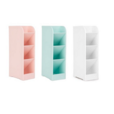  DELI 5단 멀티 펜 꽂이, 1.화이트, 12개 