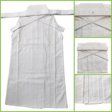 검도 용품 성인 남녀 공용 일본 복장 대중화 소개 추천 제품, 14) White Hakama - For height - 일본검도용품