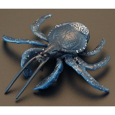 코코넛크랩 피규어 crab 게 모형 절지 동물 장난감 모델 취미 해양, 네이비 블루, 1개
