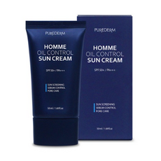 퓨어덤 옴므 오일 컨트롤 선크림 SPF50+ PA+++, 10개, 50ml