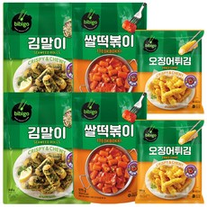 [K-분식] 비비고 쌀떡볶이2＋김말이2＋오징어튀김2