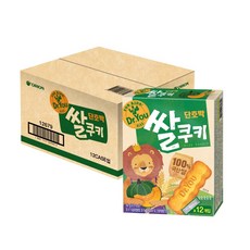 오리온 닥터유키즈 단호박 쌀쿠키, 66g, 12개입