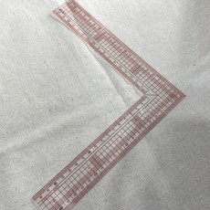 [세아퀼트] 국산 대영계기 미니기역자 미니직각자 기역자 21.5cm, 1개