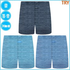 트라이 남자 쿨 통풍 인견 트렁크 팬티 3매입 YZ18