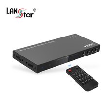 랜스타 HDMI 2x2 월컨트롤러 멀티비전 화면분할기 LS-WC202, 1개