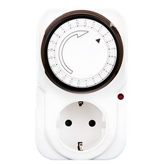 Amplus 24小時定時器延長線 1孔 TS-MD3, 7.5cm, 單色, 1組