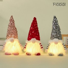 크리스마스 장식 조명 산타 램프 무드등 LED 트리조명 Christmas Santa Lamp, 빨강, 1개