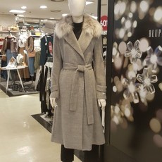 블루페페 NC08 알파카 모직 롱코트 (P194MSG005)