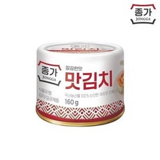 [종가] F)집 깔끔한 맛김치 160g(캔) x 10개, 160g