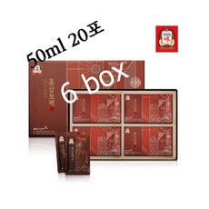 정관장 홍삼보력 + 쇼핑백 50ml 20포, 6개